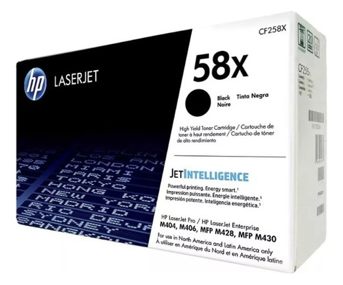 Toner Hp Cf258x 58x Negro Laserjet M428 M404 Orig Facturado