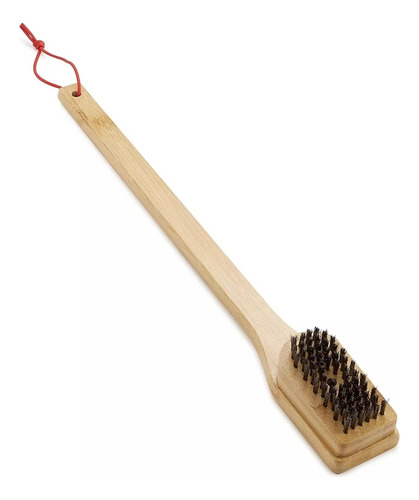 Cepillo Para Parrilla, Mango De Bambú, 45.7 Cm, Weber