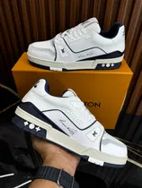 Comprar Tenis Louis Vuitton Trainer Marine Hombre Gabbana Burberry Amiri Versace Gucci