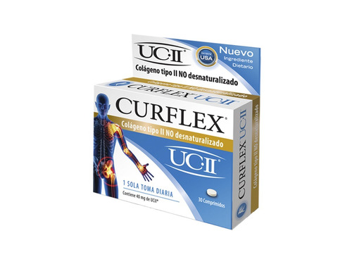 Curflex X 30 Compr Colágeno Tipo Ii Ucii X 6 Unidades