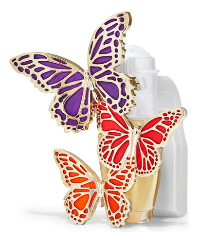 Bath & Body Works Difusor Parede Trio De Borboletas Colori Cor Roxo 110v