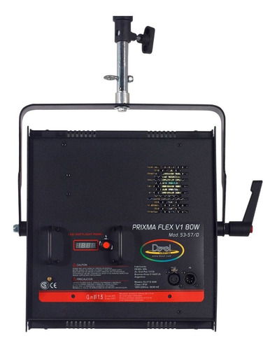 Imagen 3 de 3 de Iluminador Led Para Video 80w Control Dmx- Dexel