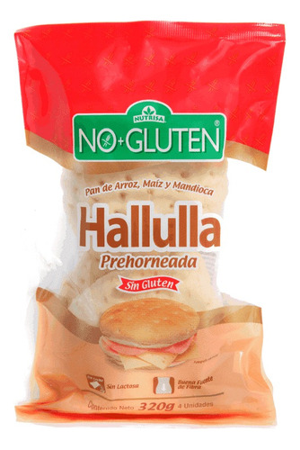 Nutrisa Pan Hallulla Libre De Gluten 320g