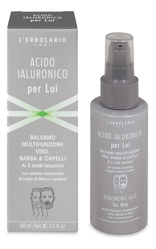 Lerbolario - Acondicionador Multiusos Con Acido Hialuronico,