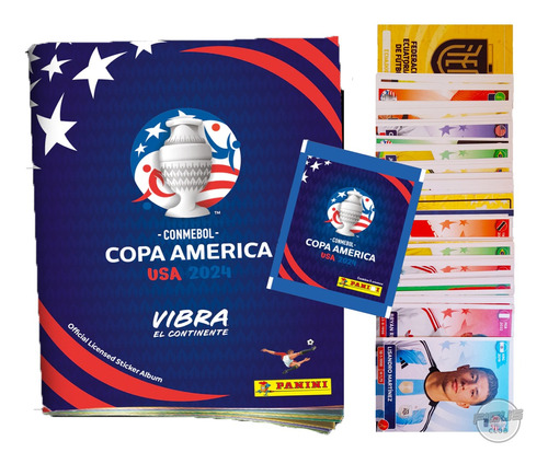 Copa America 2024 Panini - Álbum Completo A Pegar | Fc