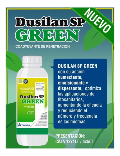 Dusilan Sp Green X 1 Lt. Coadyuvante De Penetracion