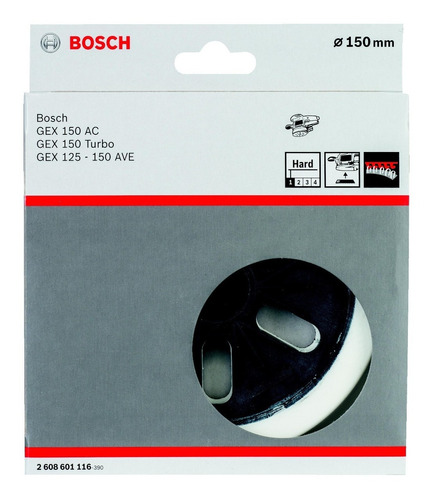 Plato Lijador 150 Mm Adherente Para Bosch Gex 125-150 Ave