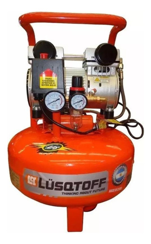 Compresor De Aire 24 Lts- 1 Hp-1 Naranja