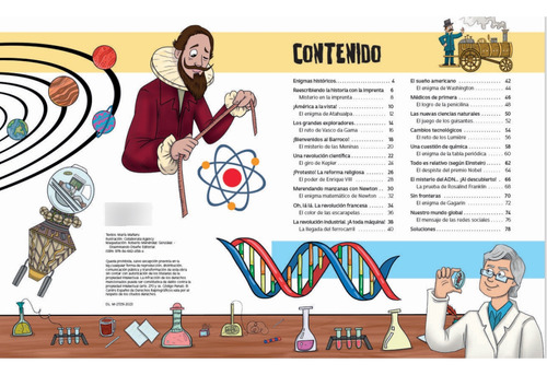 Libro Enigmas Para Descubrir Historia Moderna C/ Actividades