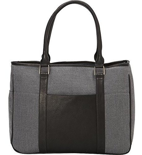 Piel Leather Small Shopping Bag, Negro, Talla Única