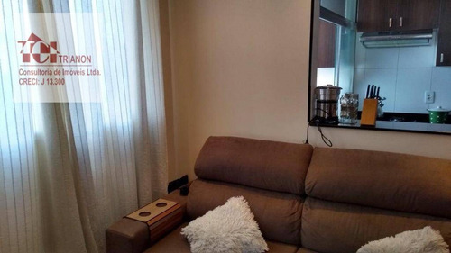 Apartamento Com 2 Dormitórios À Venda, 45 M² Por R$ 230.000,00 - Parque São Vicente - Mauá/sp - Ap3060