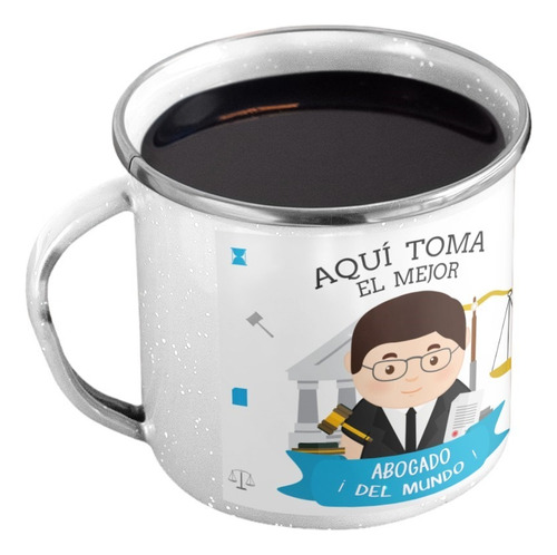 Taza Enlozada Justicia Y Java - Abogado