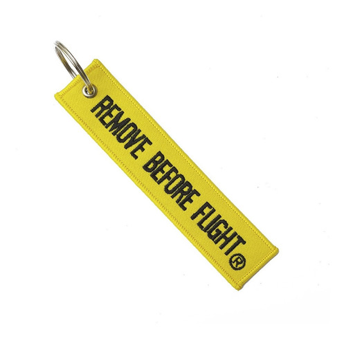 Llavero Remove Before Flight Amarillo