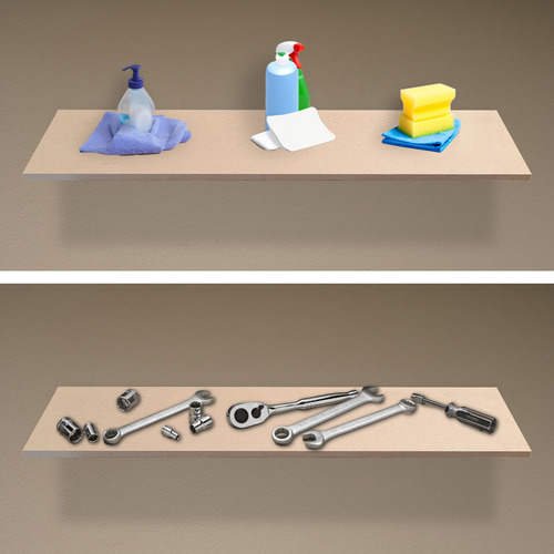 Prateleira Mdf Cru 60cm X 15cm Placa 15mm