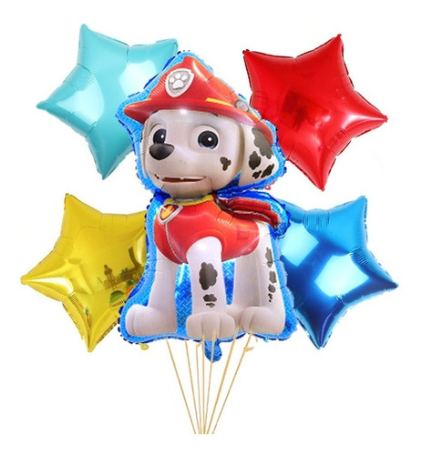  Paw Patrol Marshall Globos Con Gas Helio 