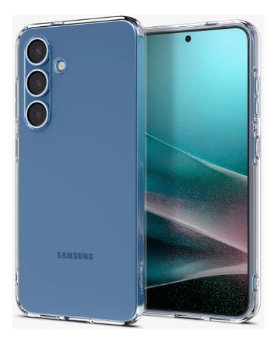 Funda Spigen Magfit Crystal Hybrid Para Samsung S25 Transparente