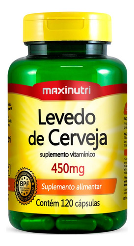 Levedo De Cerveja 450mg - 120 Cápsulas