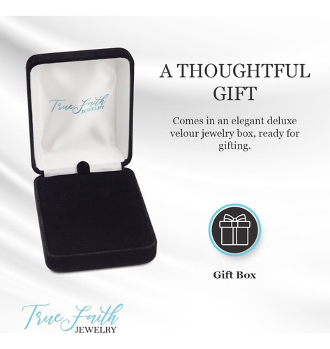 Truefaithjewelry Collar Con Colgante De Medalla Milagrosa De