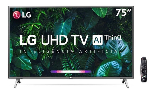 Imagem 1 de 7 de Smart Tv LG 75 75un8000 4k Uhd Wifi Bluetooth Hdr