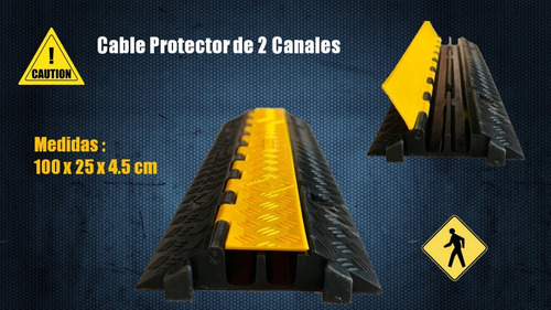 Protector De Cables Tipo Yellow Jacket De 2 Canales