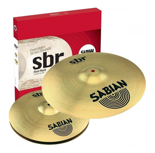 Set De Platillos Sabian Sbr 5001 13  Hi Hats 16  Crash