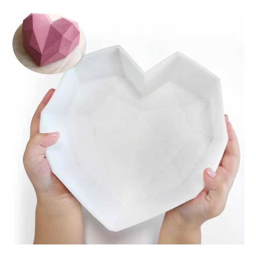 Molde Corazón Origami