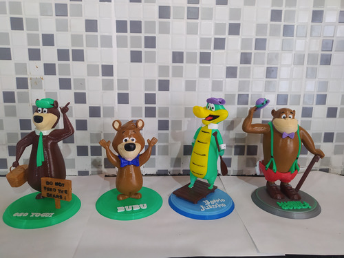 Muñecos De Dibujos Animados: Juancho/maguila/ Yogui Y Bubu