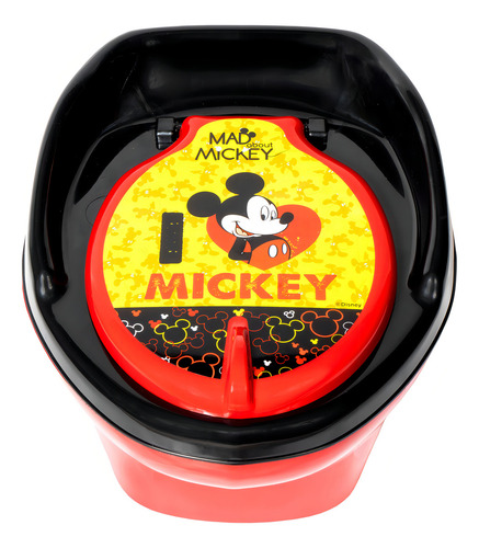 Troninho infantil Pinico con asiento Disney Mickey Boys, color rojo Mickey Mouse