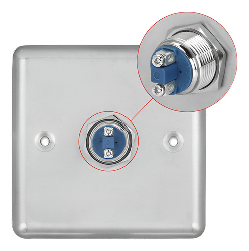 Boton De Salida Metalico Para Puerta Aluminio Pronext