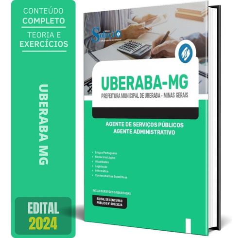 Apostila Prefeitura Uberaba Mg 2024 Agente Serviços Públicos