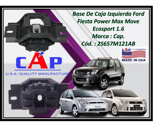 Base De Caja Izquierda Ford Fiesta Power Max Ecosport 1.6