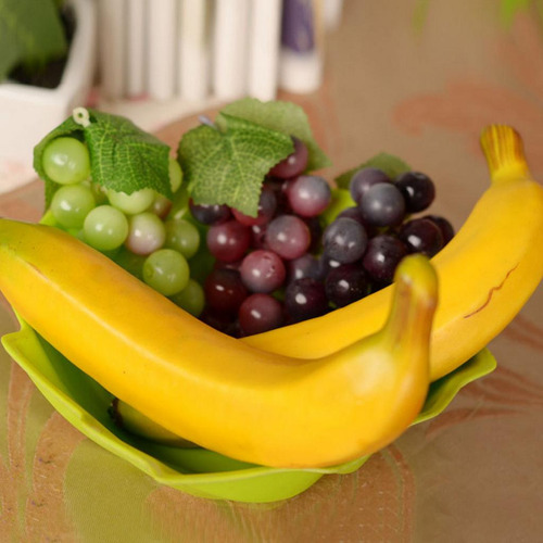 6 Artificial Faux Plástico Fruta Bosquejo Prop Una