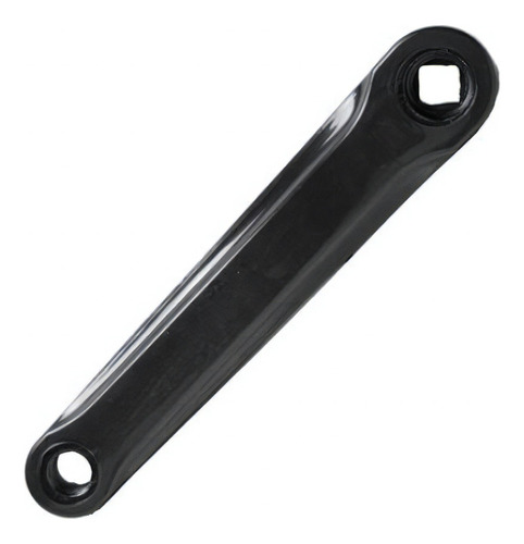 Pedivela Braço Esquerdo Ponta Quadrada 170mm Preto Bike