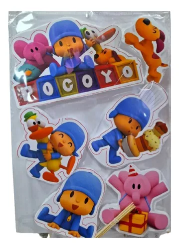 Kit Decoracion Torta Cupcakes Y Mesa Fiesta Pocoyo