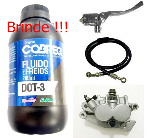 Burrinho Dianteiro Falcon Flexível Pinça + Brinde Fluído Gjb