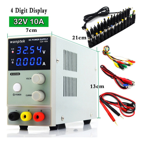 30v 10a. K3010d. Mini Comutação Regulada Regulável Dc.