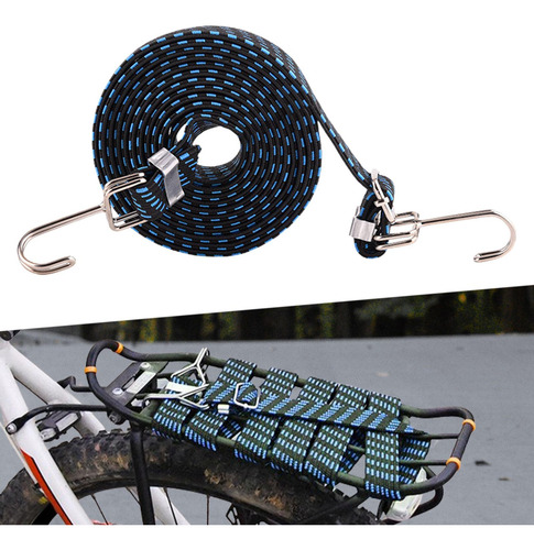 3 Juego De Fijaciones Elásticas Para Bicicleta, 1 Metro