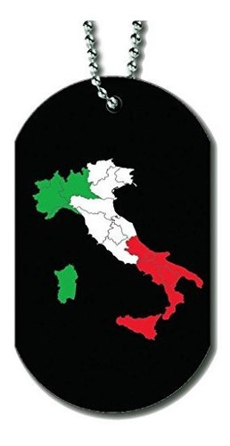 Italia Bandera De Perro Etiqueta Collar