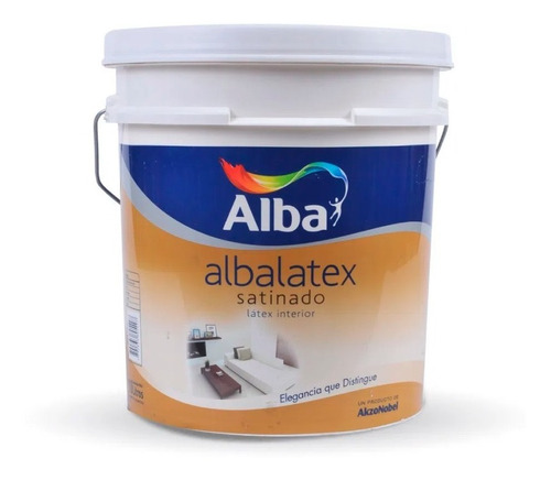 Albalatex Satinado | Pintura Látex Interior | Blanco | 10lt
