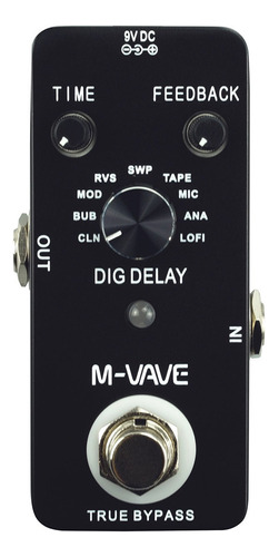 Pedal De Efectos De Guitarra M-vave Dig Delay Digital Delay