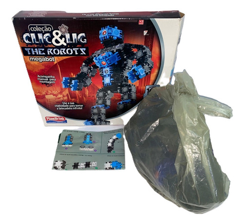 Plasbrink Clic & Lig The Robots Megabot - Usado (Usado)