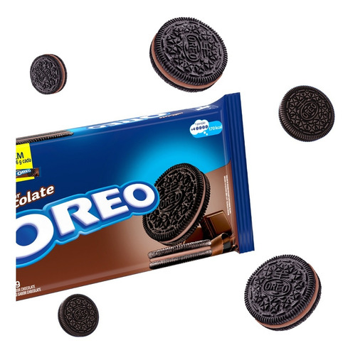 Imagem 7 de 8 de Biscoito Recheado Chocolate Oreo 144g