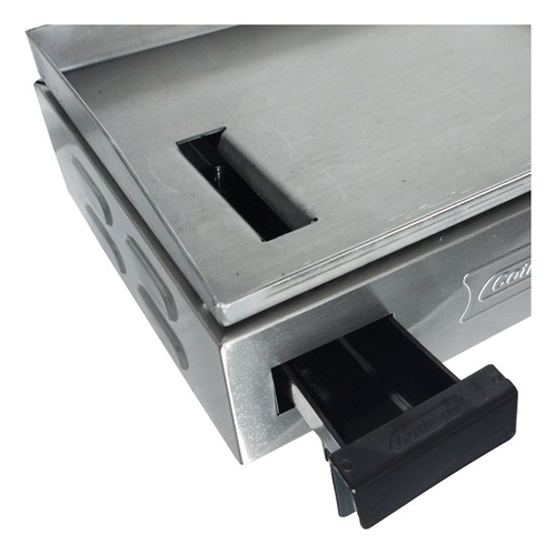 Chapa Lanches Elétrica 40x30 Cozinha Profissional Inox 110v