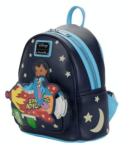 Loungefly Mini Backpack Lilo & Stitch Space Glow Disney