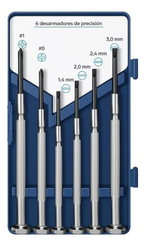 Destornilladores Desarmadores Metálicos Pack De 6und 