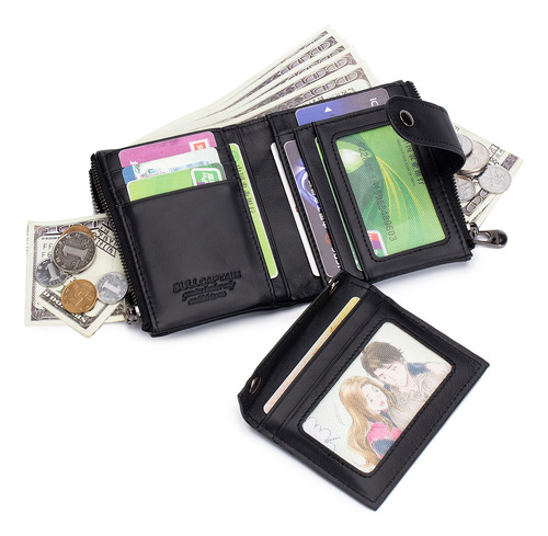 Bolsa Tipo Carteira Com Porta-corrente, Cartão De Carteira M