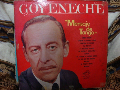 Vinilo Goyeneche Mensaje De Tango T1