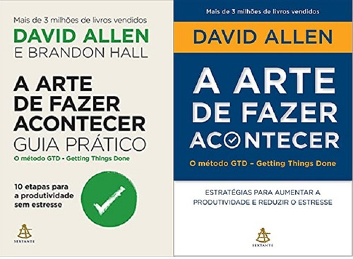 Kit 2 Livros A Arte De Fazer Acontecer Guia Prático