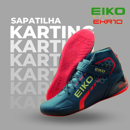 Sapatilha Kart Eiko Brazil Preto/vermelho