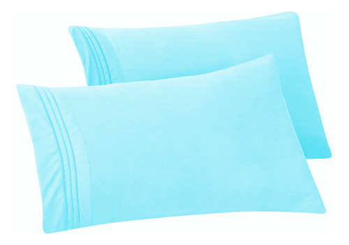 Fundas De Almohada Microfibra Hotelera 2 Piezas King